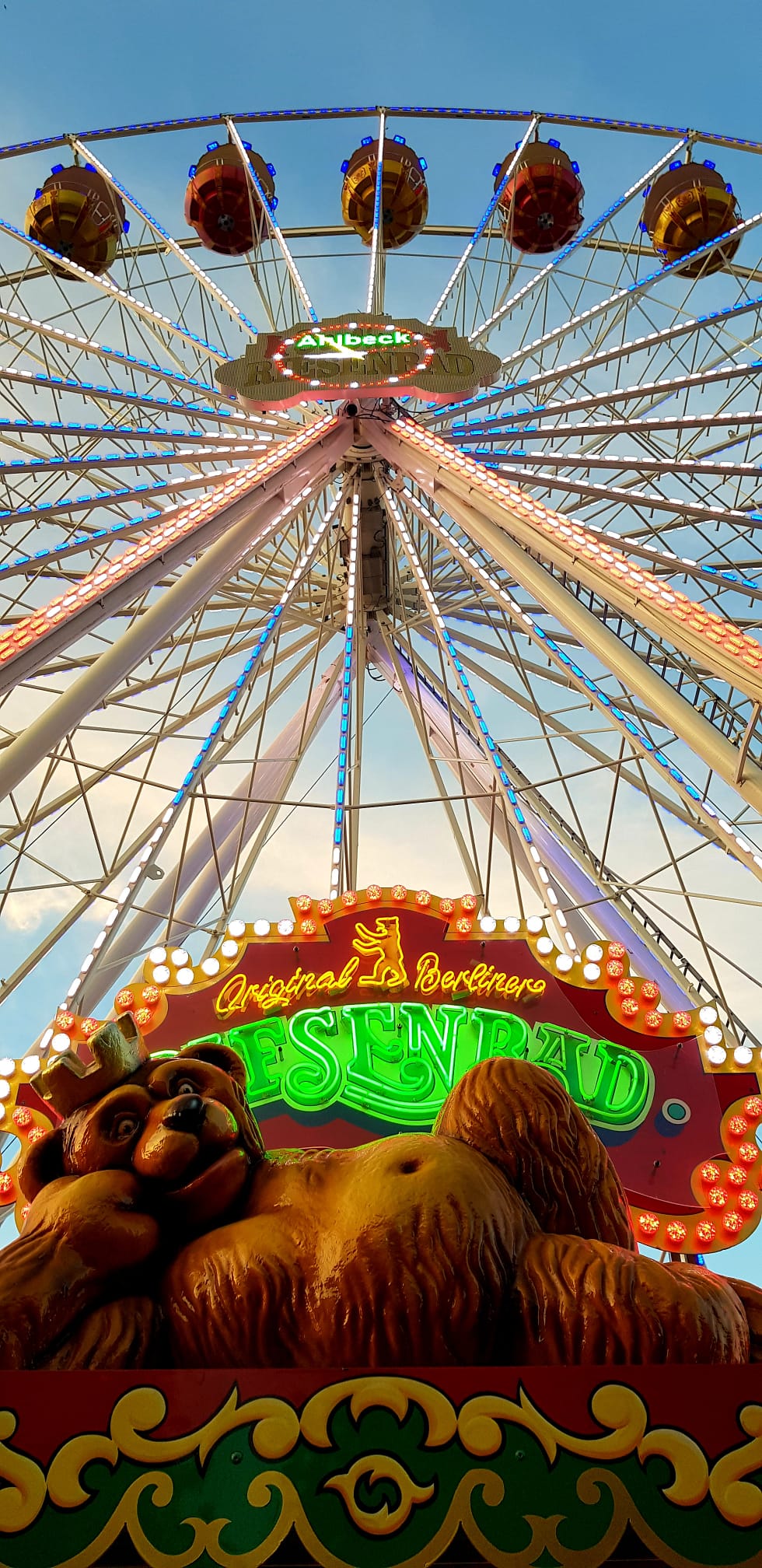 Riesenrad an der Ahlbecker Strandpromenade